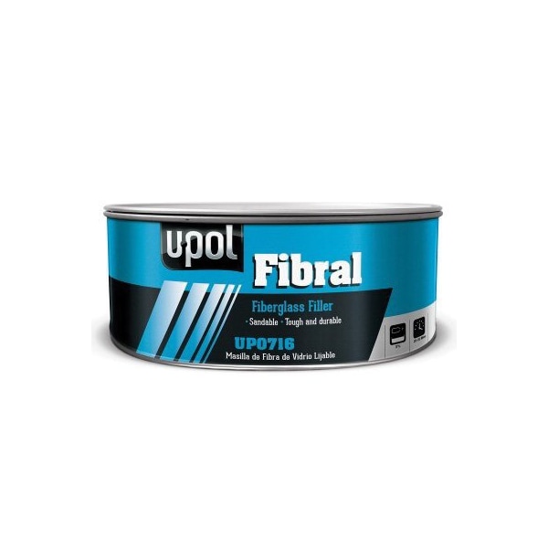 U-Pol FIBRAL GLASS FIBRE PASTE 900ML, Can UP0716 - main